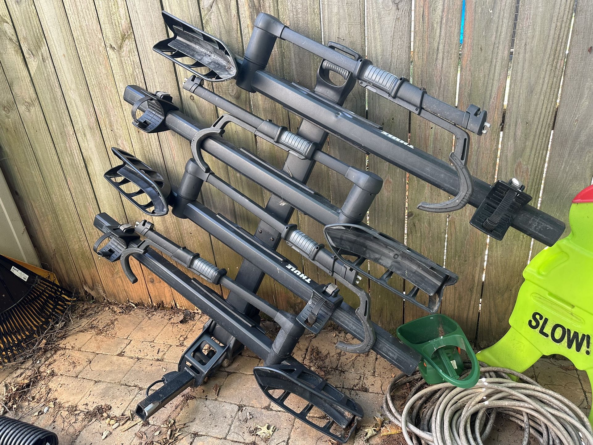 Thule T2 Pro XTR Bike Rack for 4 Bikes - 2" Hitches - Wheel Mount