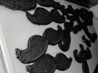 Free Mustaches Baby Shower Father Day Male Boy Decor Props Styrofoarm 19 Pieces Diff Sizes 2feet 3feet Around 