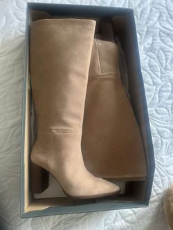 Slouchy Suede Boots By Ann Taylor