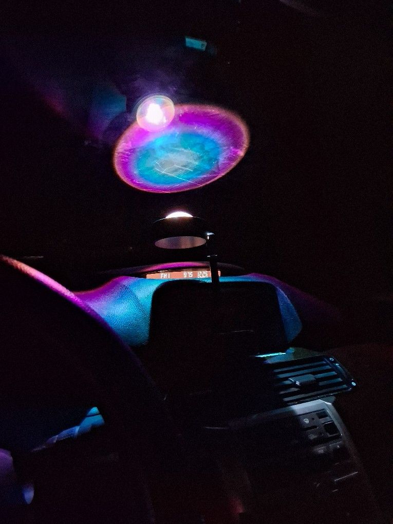 Multi Led Glass Lamp