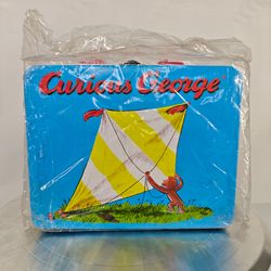 SEALED Vintage 1997 Schylling Curious George Metal Lunch Box