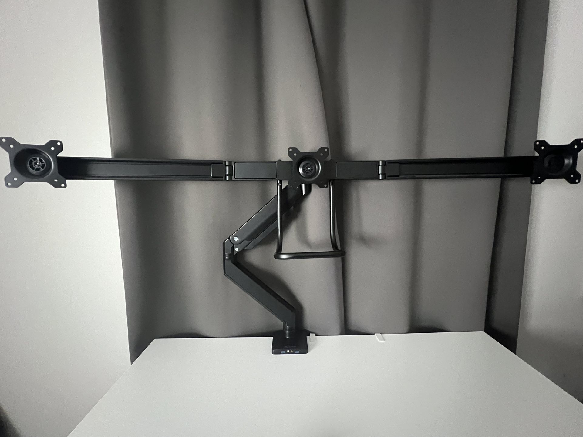 Uplift Desk Crestview Triple Monitor Arm w/ Wiring Kit