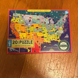 20 Piece USA Puzzle