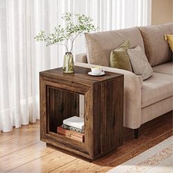 Rustic Brown End Table