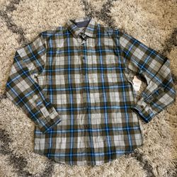 Button Up Flannel Shirt (XXL 18)