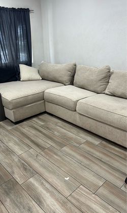 Light brown sofas