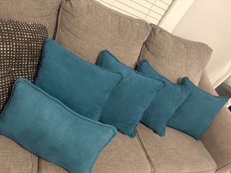 Living room cushions (new, navy blue)