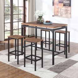 5PC Dining Bar Set! Table and 4 stools! Brand New! $450!