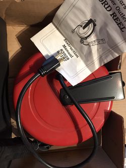 Sears /Craftsman Cord Reel W/30 Feet Chord New Original Box And Manual  #83928 110V 10amps for Sale in Roselle, IL - OfferUp