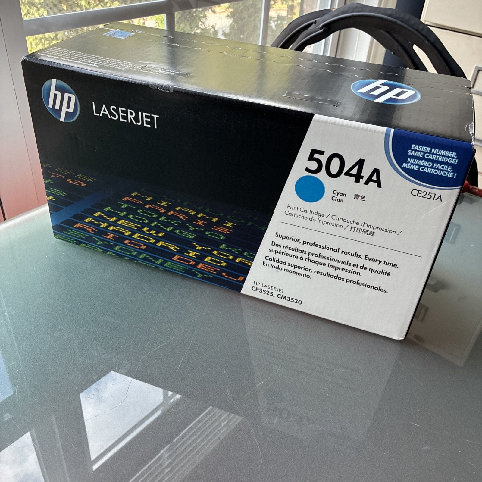 NEW HP CE251A Cyan 504a Toner Cartridge