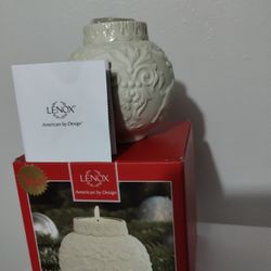LENOX DAMASK VOTIVE - TEA LIGHT - CANDLEHOLDER 4.5"