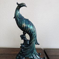 Peacock Display Statue