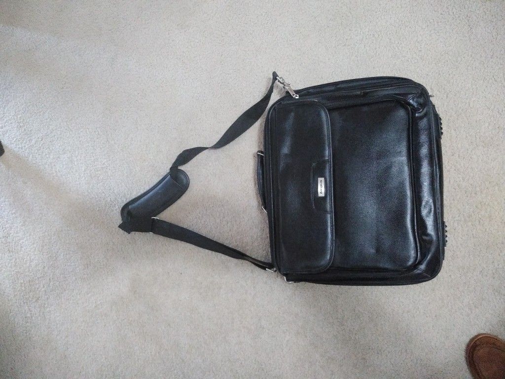 Leather briefcase