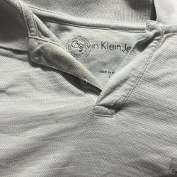Calvin Klein Men’s Size Large Polo Shirt 
