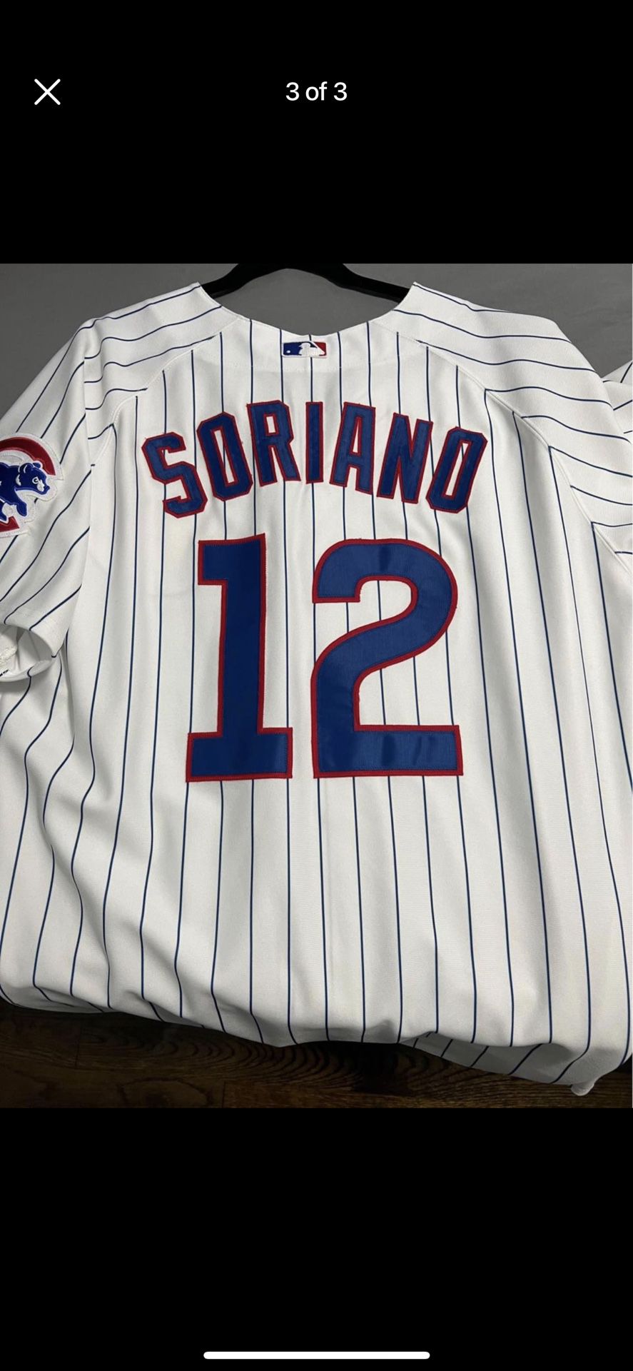 Authentic Cubs Soriano jersey