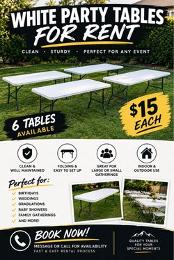 RENT PARTY TABLES