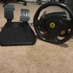 Thrust master Ferrari PS4-PS5 Compatible Racing Wheel!