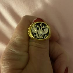 Beautiful 14K Gold Plated Mens Rings ... Sizes 7-11.... Any Ring Only $65 EACH