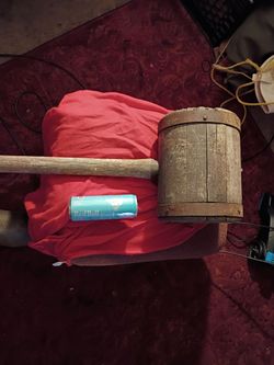Big old wood mallet