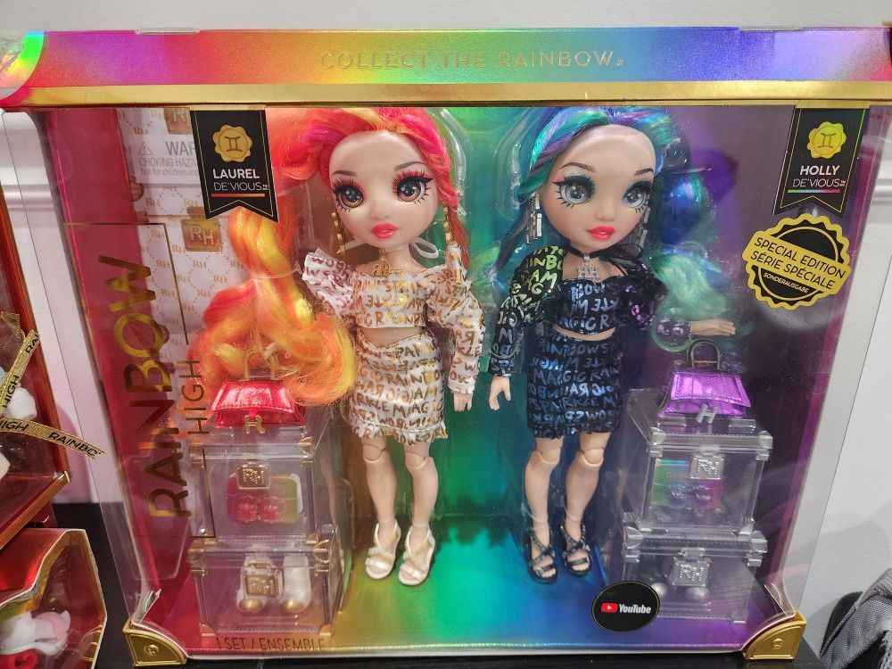 NEW IN BOXES Rainbow High Dolls Special Editions