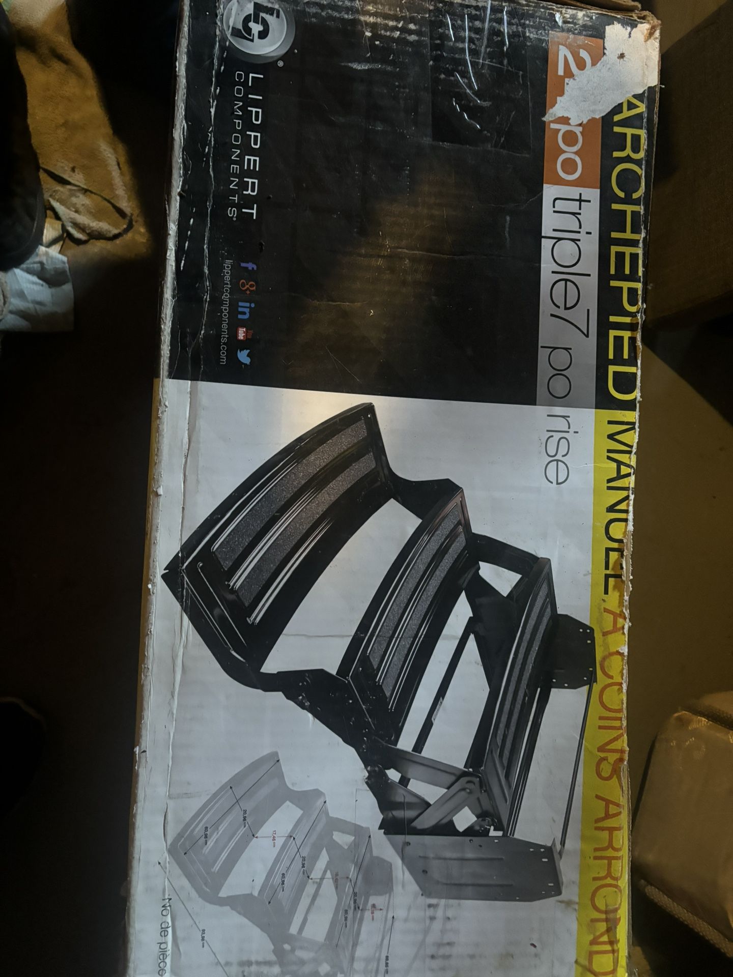 Manual Radius  Step 24inches Triple 7 Inch Rise