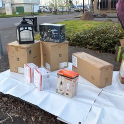 Several Different Lighting Fixtures (New In Boxes)