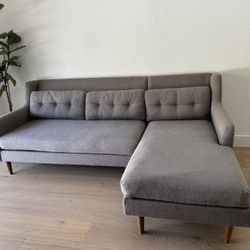 West Elm Chaise Sectional Sofa