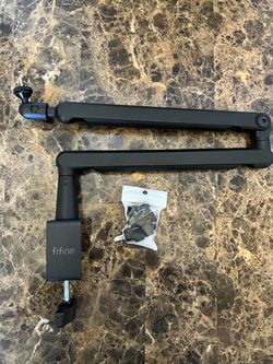 Fifine low profile boom mic arm with adapters