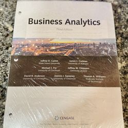 Business Analytics, Loose-leaf 3rd + MindTap