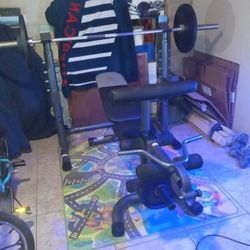 XRS-20 Weight Bench with 165 lbs of Plates.