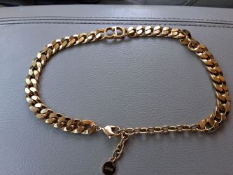 New Christian Dior choker , Cuban link.