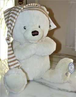 GUND Goodnight Prayer Bear Interactive Stuffed Animal .. NWT.. smoke free. This is an absolutely incredible toy. He says his prayers and sings Jesus
