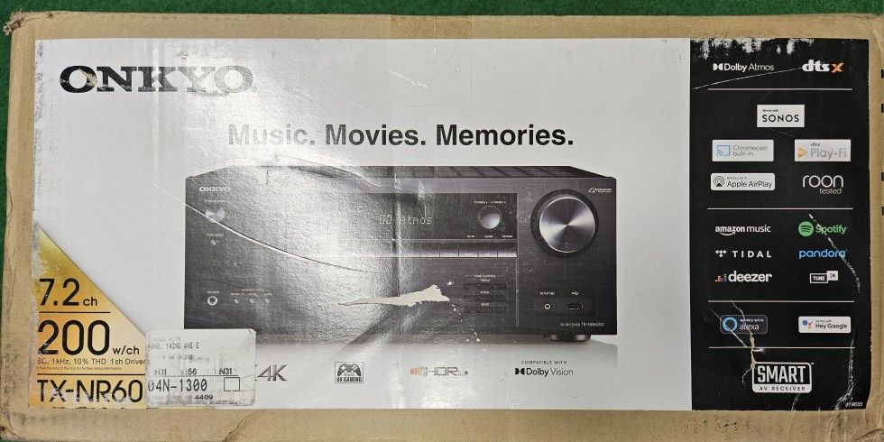 Onkyo TX NR6050 7.2 CH 