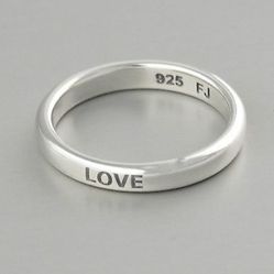 Love Engraved Ring