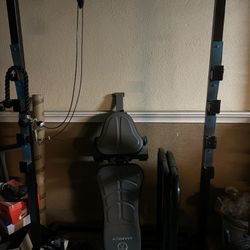 Weight Set, Bench, Rack