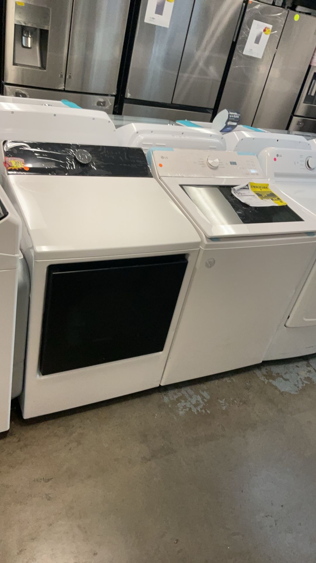 New Washer And Dryer Set