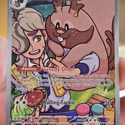 Arvens Greedent Pokémon Card 