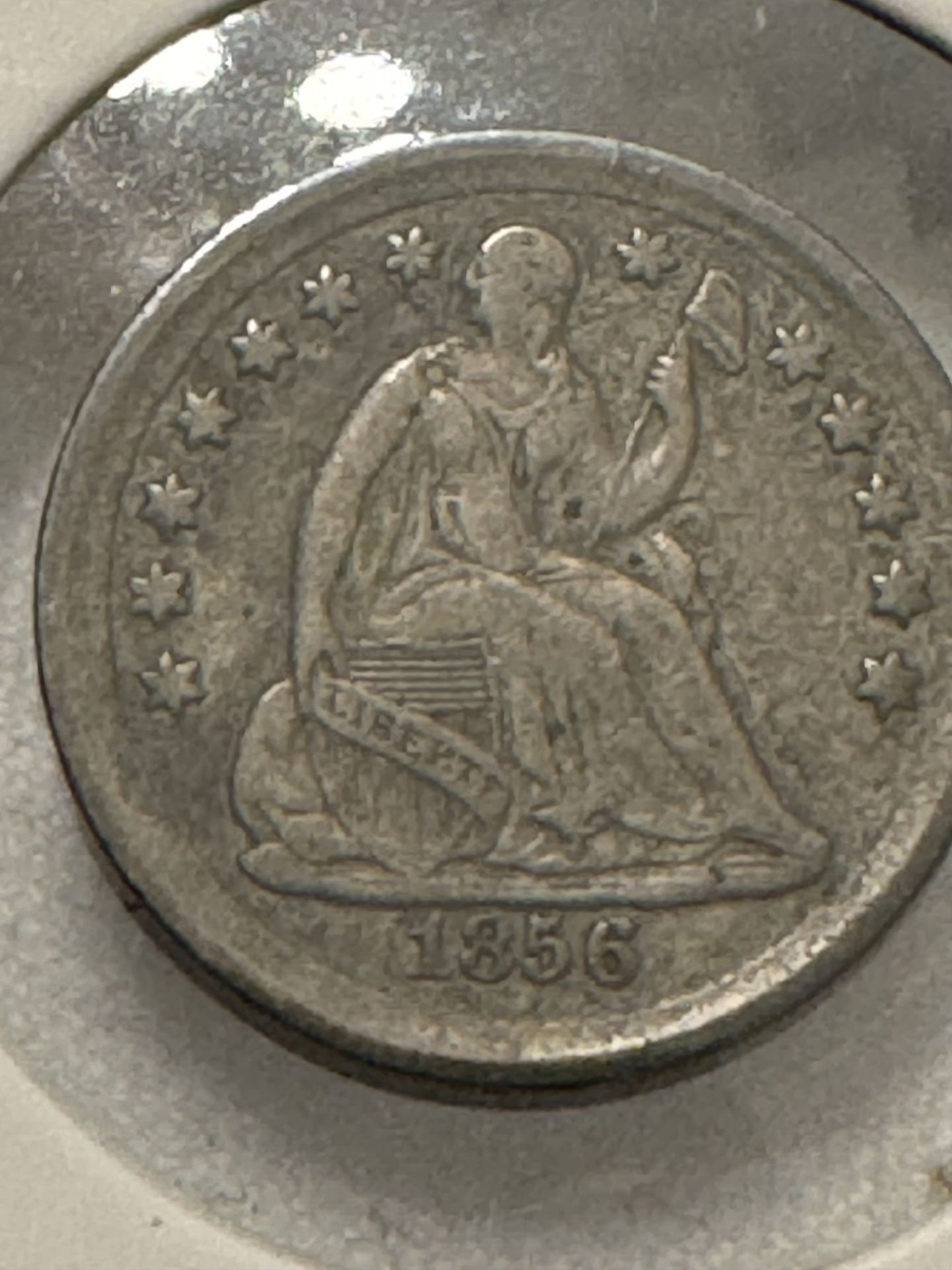 1856 Liberty Seated Half Dime #2