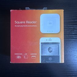 Square Credit Card Reader for Contactless Chip Model S6 Used
