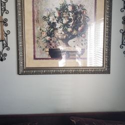 Home interior wall frame