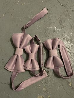 Toddler Boys Lavender Bow Ties 