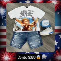 Everything Mens Jeans T Shirt Hat 