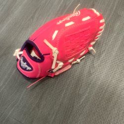 Girls Kids Rawlings Tball  Baseball Softball Glove  Mitt