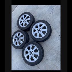 4 X 195/55r16 4x100 4x3.94 Mini Cooper Stock Rims Wheels with Tires!