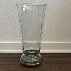 13.5” Tall Glass Vase