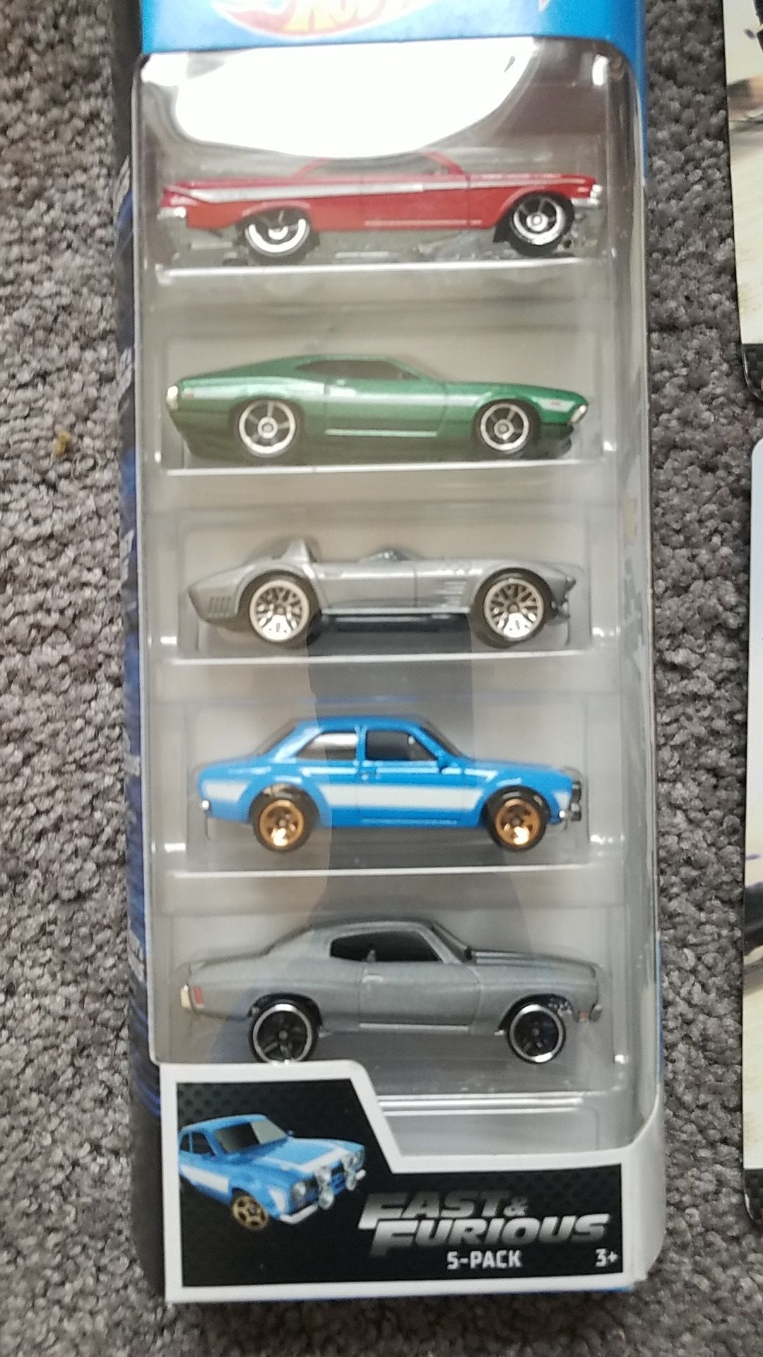 Hot Wheels Fast and Furious 5 pack