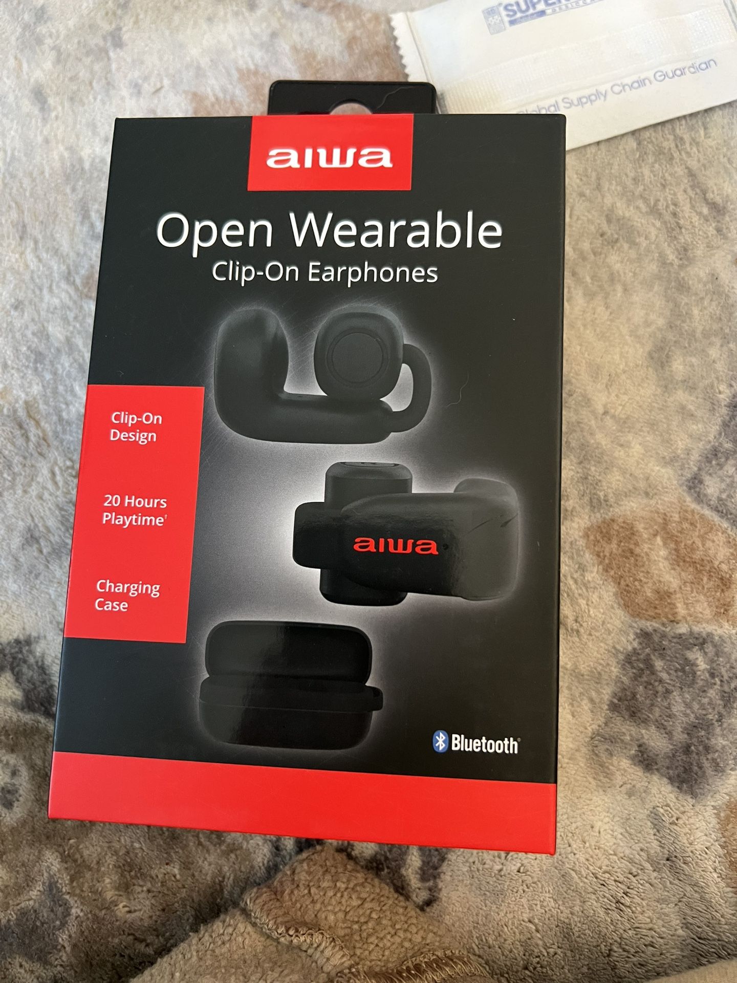 Aiwa Open Wearable Clip On Headphones