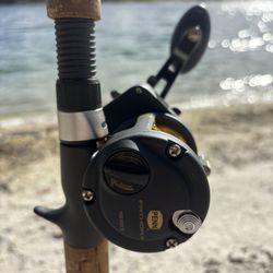 🐠 Like New Penn Fathom 15SD Cast Control Reel & Preowned Star Rods Stellar Lite 7.5FT 15-25lb Rod 🔥 