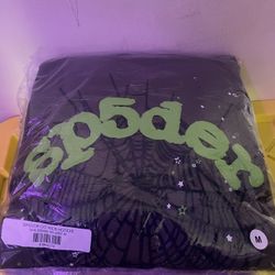 Medium Slate grey Sp5der Hoodie