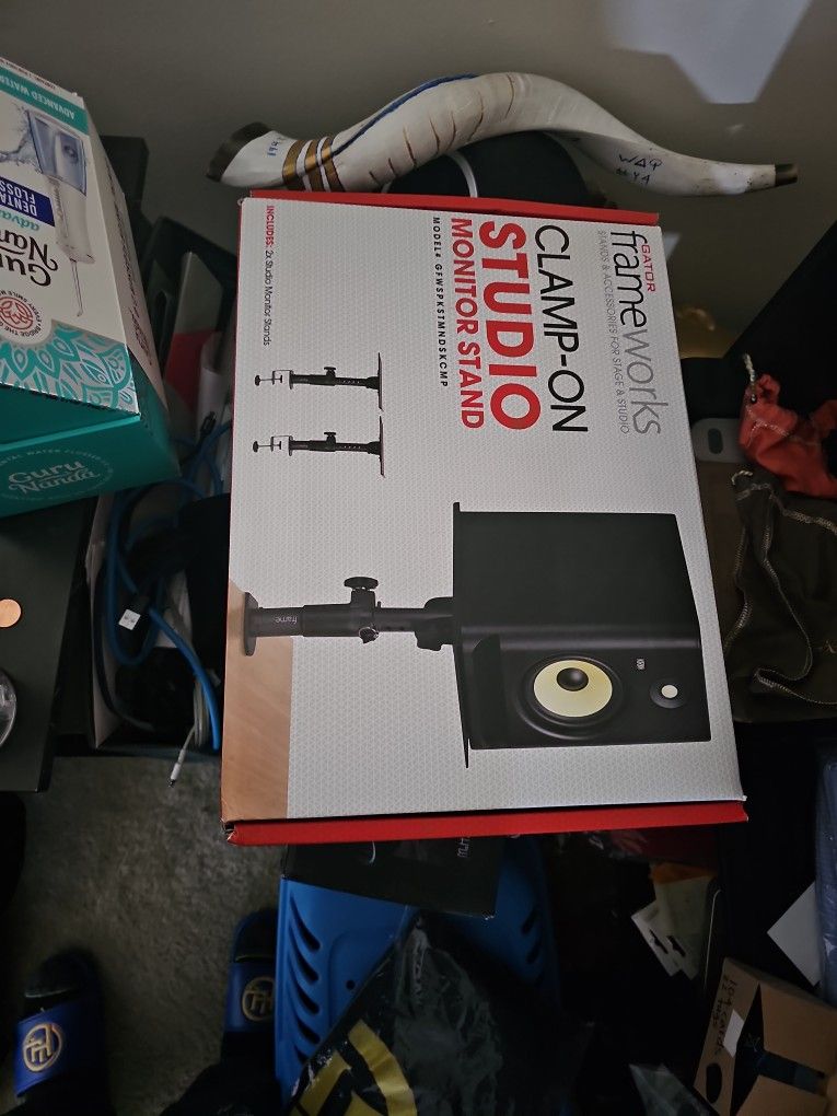 Gator Frameworks Clamp On Studio Monitor Stand